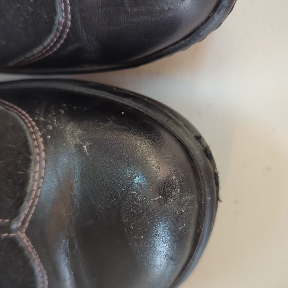 Naot, Oyster, Black Suede/Leather Booties. Sz40/9-9.5 - Picture 10 of 12